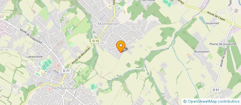 localisation de l'entreprise HNBE  MONTBERON