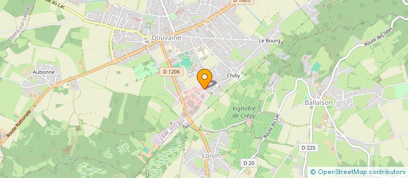 localisation de l'entreprise HNBG  DOUVAINE