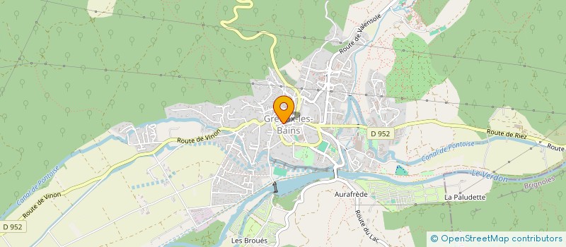 localisation de l'entreprise HNC  GREOUX-LES-BAINS