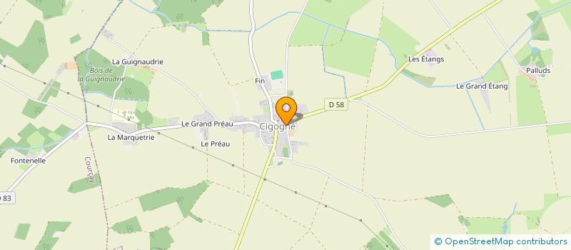 localisation de l'entreprise HNC à CIGOGNE