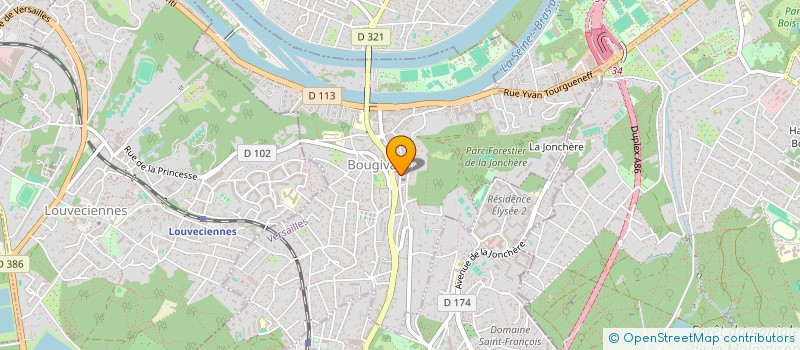 localisation de l'entreprise HNC  BOUGIVAL