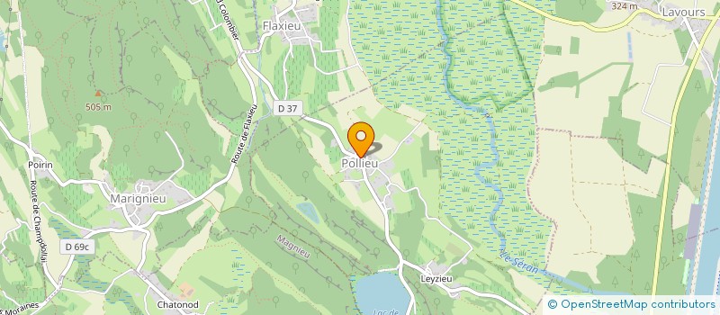 localisation de l'entreprise HNCA - PATRIMOINE  POLLIEU