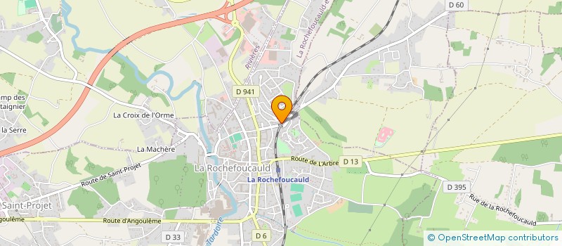 localisation de l'entreprise HNCE à LA ROCHEFOUCAULD-EN-ANGOUMOIS