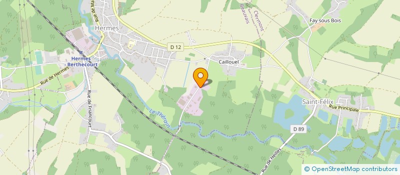 localisation de l'entreprise HND  HERMES