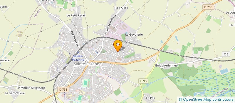 localisation de l'entreprise HND à SAINTE-PAZANNE