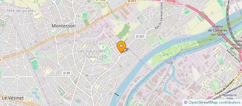 localisation de l'entreprise HNDJ ET FILS  CHATOU