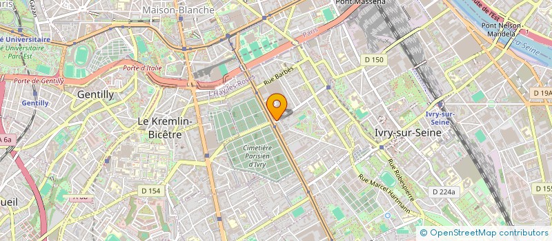localisation de l'entreprise HNEM à IVRY-SUR-SEINE
