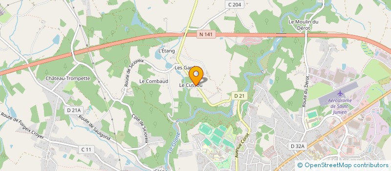 localisation de l'entreprise HNF QUILLARD STOCKAGE  SAINT-JUNIEN