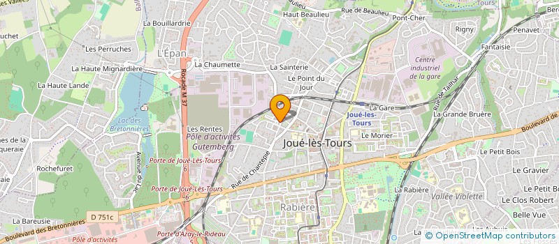 localisation de l'entreprise HNG à JOUE-LES-TOURS
