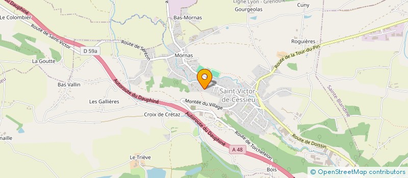 localisation de l'entreprise HNI AM  SAINT-VICTOR-DE-CESSIEU