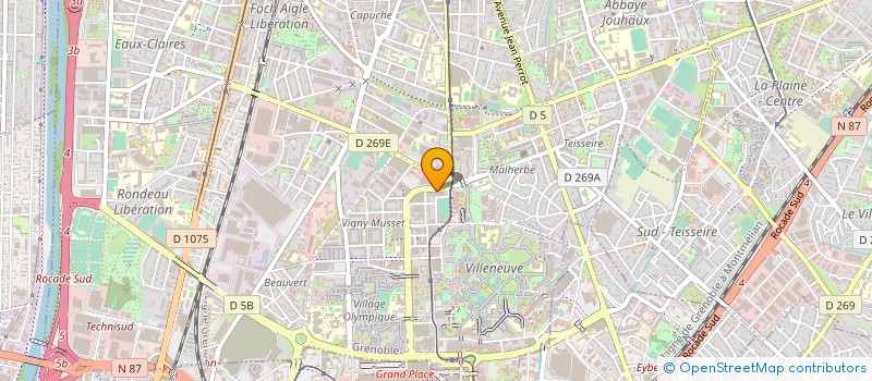 localisation de l'entreprise HNI TRANSPORTS  GRENOBLE