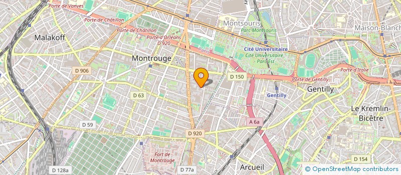 localisation de l'entreprise HNIMO  MONTROUGE