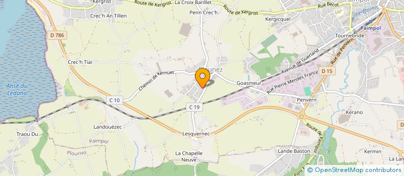 localisation de l'entreprise HNLB  PAIMPOL