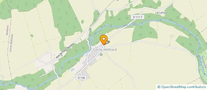localisation de l'entreprise HNM à CONIE-MOLITARD