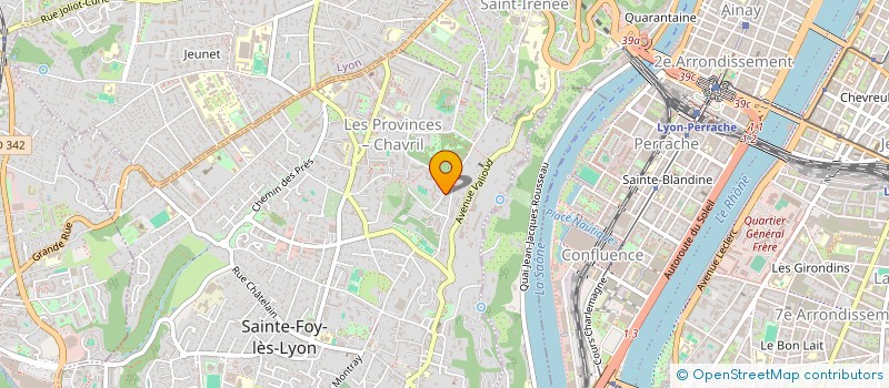 localisation de l'entreprise HNM  SAINTE-FOY-LES-LYON