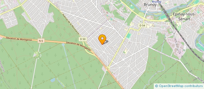 localisation de l'entreprise HNMA à BRUNOY