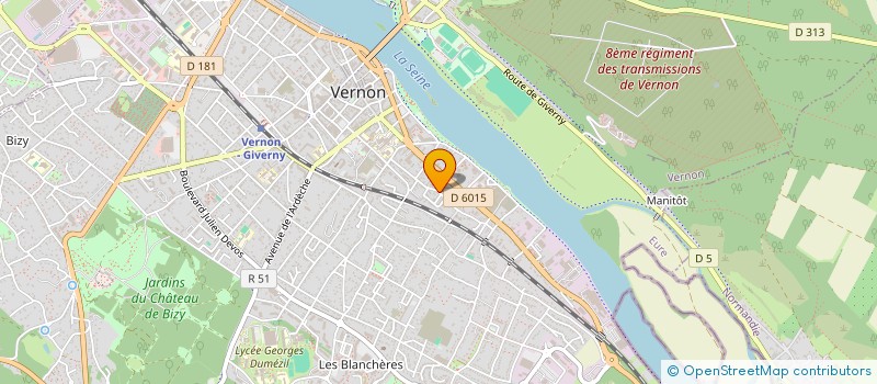 localisation de l'entreprise HNMARNE  VERNON