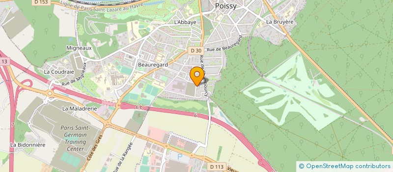 localisation de l'entreprise HNN CONSULTING  POISSY