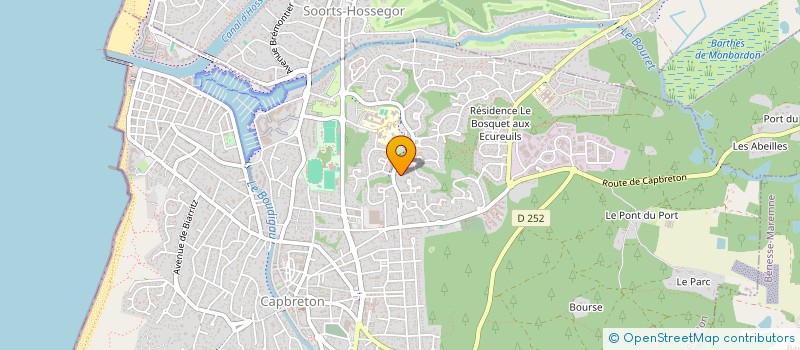 localisation de l'entreprise HNNV à CAPBRETON