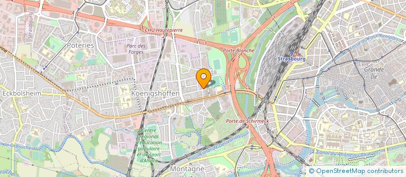 localisation de l'entreprise HNRS HIC ET NUNC RENTAL SYSTEM à STRASBOURG