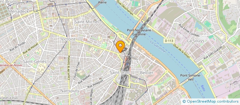 localisation de l'entreprise HNS CONSTRUCTION BTP  BORDEAUX