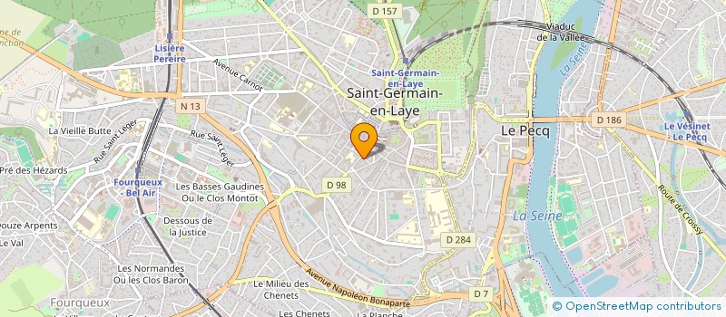 localisation de l'entreprise HNSX PATRIMOINE  SAINT-GERMAIN-EN-LAYE