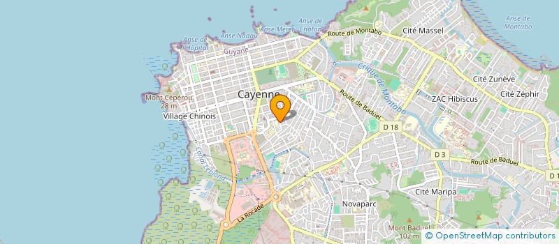 localisation de l'entreprise HNT  CAYENNE