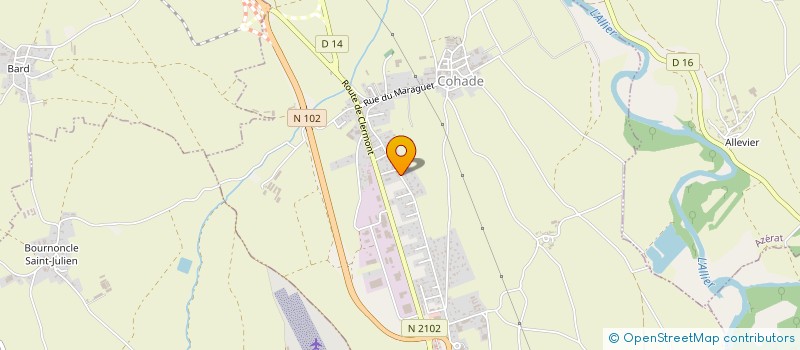 localisation de l'entreprise HNT ECO-LOGIS à COHADE