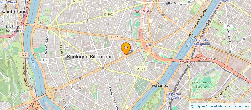 localisation de l'entreprise HNTR INC  PARIS