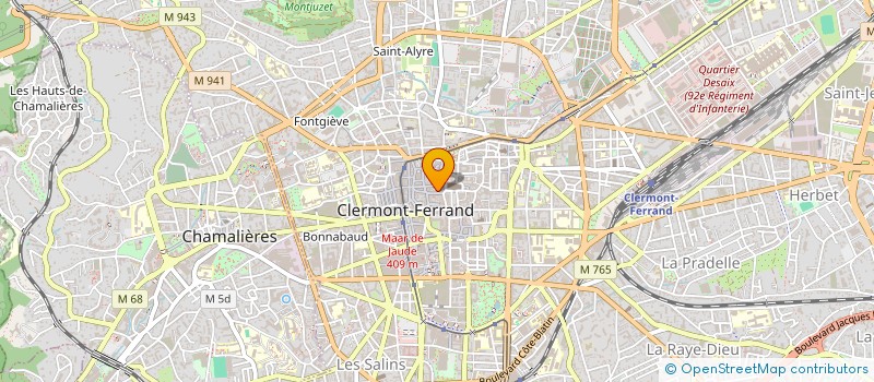 localisation de l'entreprise HNV  CLERMONT-FERRAND