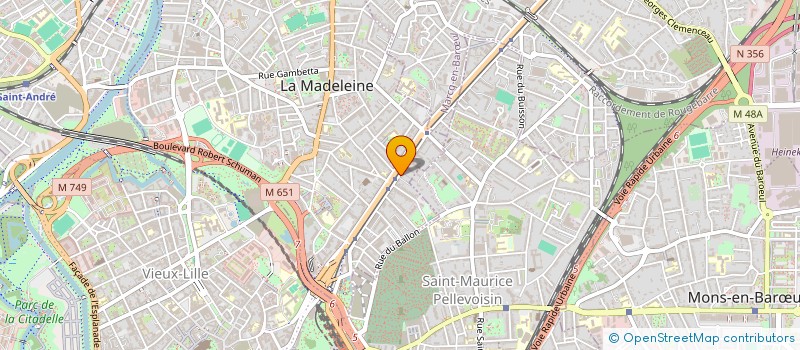 localisation de l'entreprise HNX à LA MADELEINE