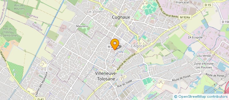 localisation de l'entreprise HNZ à VILLENEUVE-TOLOSANE