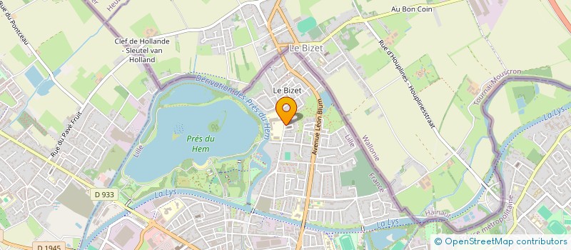 localisation de l'entreprise HO  ARMENTIERES