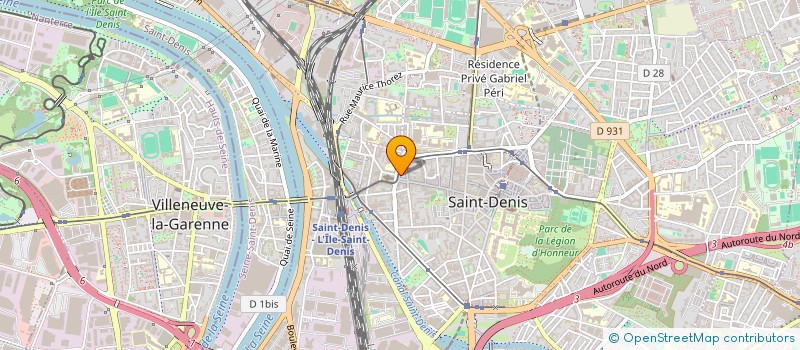 localisation de l'entreprise HO BAT à SAINT-DENIS