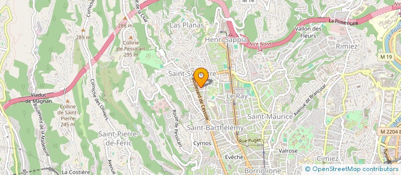 localisation de l'entreprise HO CONSULTING à NICE