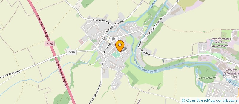 localisation de l'entreprise HO FONTENOY  MARCOING