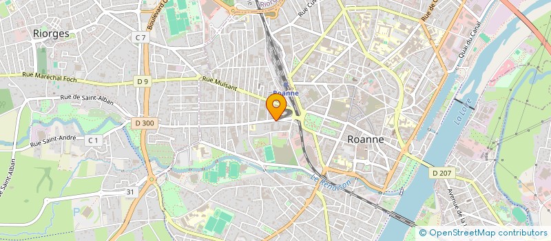 localisation de l'entreprise HO JURA  ROANNE