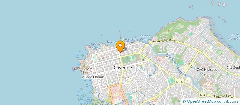 localisation de l'entreprise HO&MA REAL ESTATE à CAYENNE