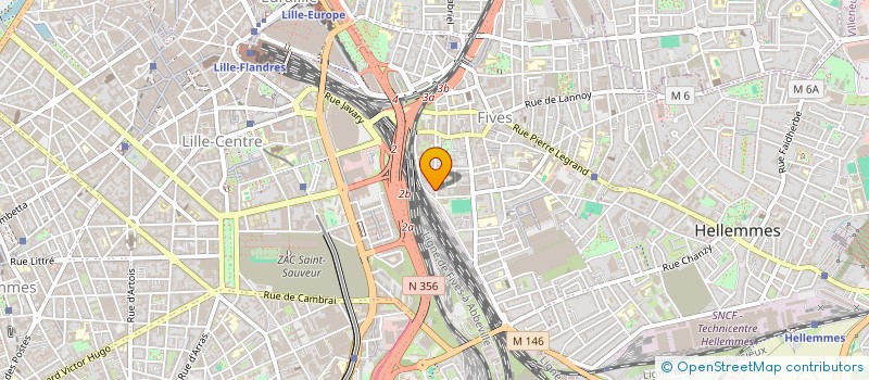 localisation de l'entreprise HO'MANITE à LILLE