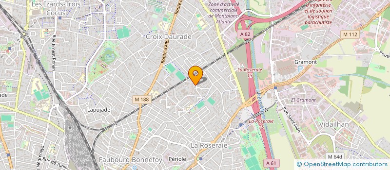 localisation de l'entreprise HO'PHY LAM ACADEMIE  TOULOUSE