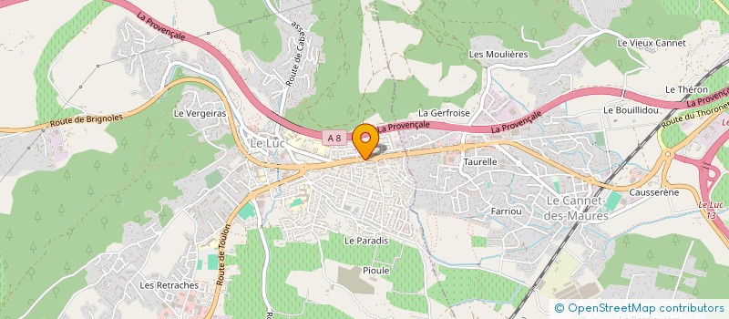 localisation de l'entreprise HO POULET  LE LUC