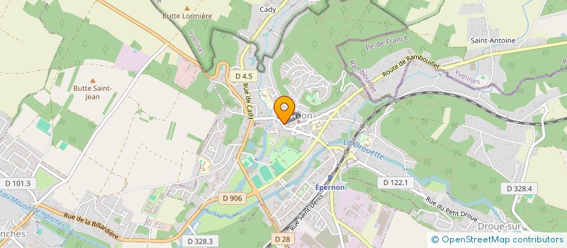 localisation de l'entreprise HO REST à EPERNON