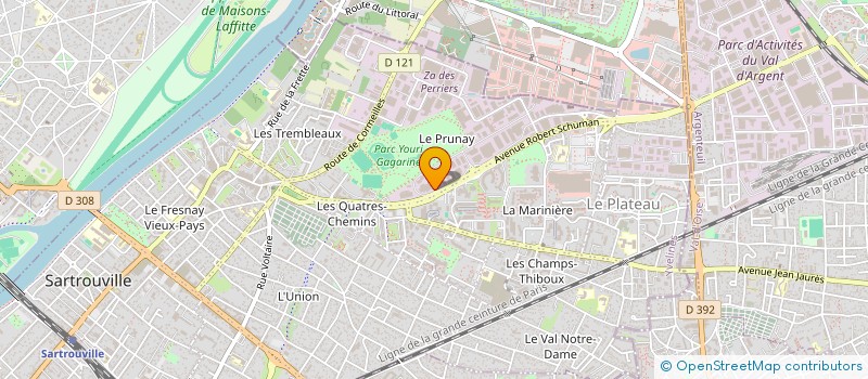 localisation de l'entreprise HO26  SARTROUVILLE