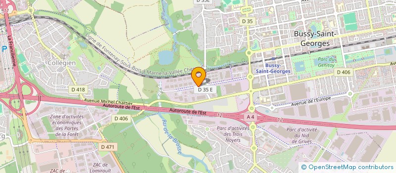 localisation de l'entreprise HO3003  BUSSY-SAINT-GEORGES