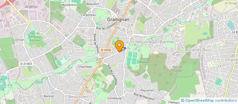 localisation de l'entreprise HOA BINH  GRADIGNAN