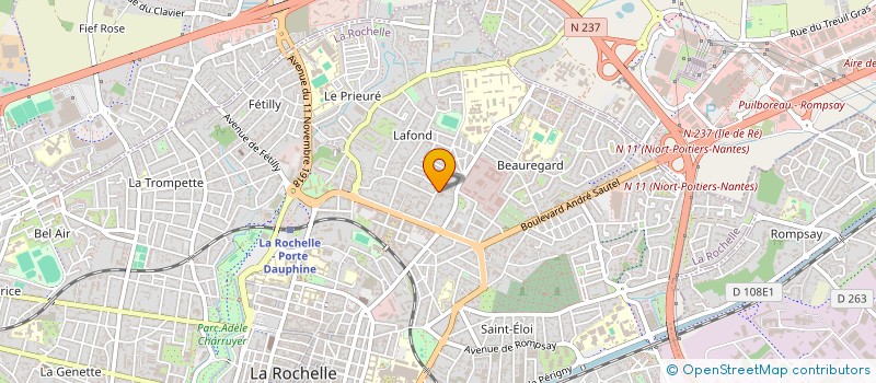 localisation de l'entreprise HOA LONG VO DAO LA PALLICE  LA ROCHELLE