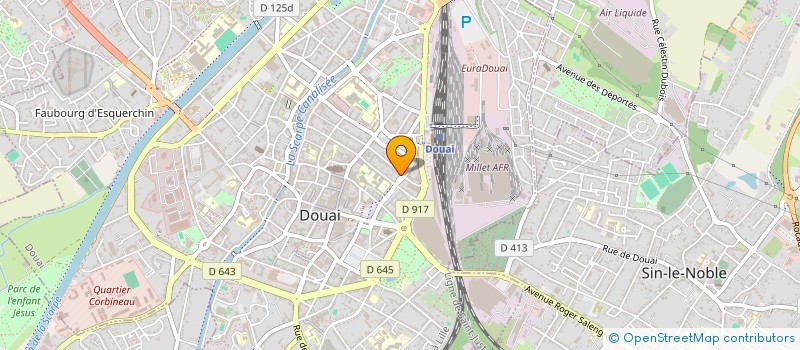 localisation de l'entreprise HOAN à DOUAI