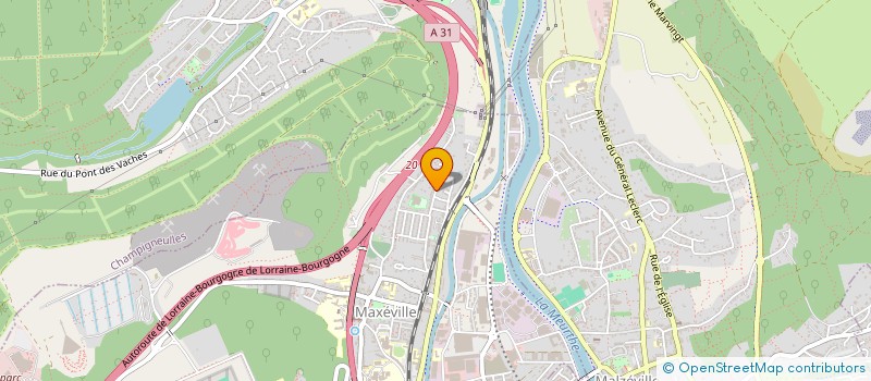 localisation de l'entreprise HOANA  MAXEVILLE