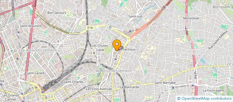 localisation de l'entreprise HOARAU AL ALI  MARSEILLE 4EME
