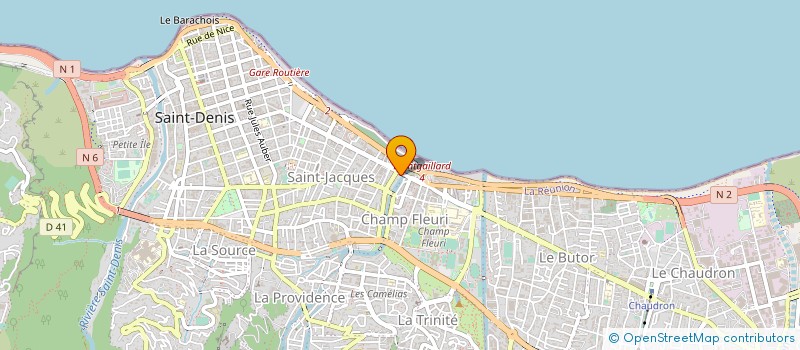 localisation de l'entreprise HOARAU GIRARD SOCIETE D'AVOCATS ASSOCIES  SAINT-DENIS